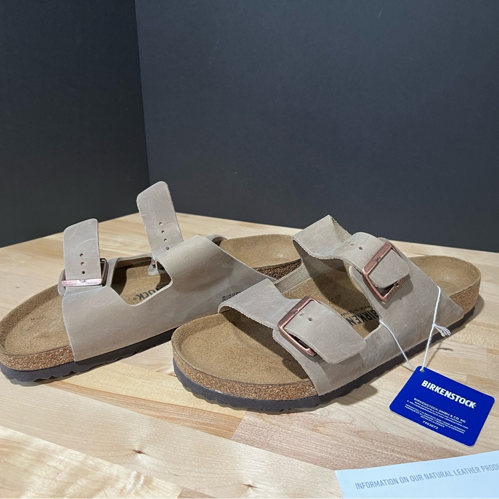 Birkenstock Arizona Oiled Leather Sandals Brown 43